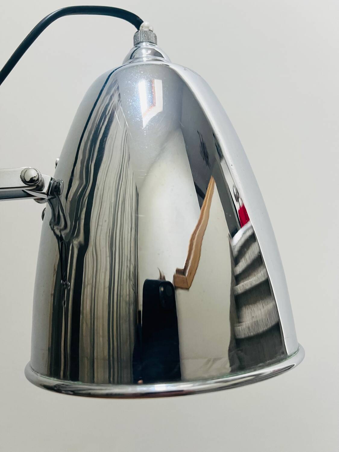 Chrome Giso Gispen "Rooney" desk lamp / Anglepoise