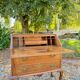 Chippendale Style Mahogany Slant-Leaf Desk/Secretary