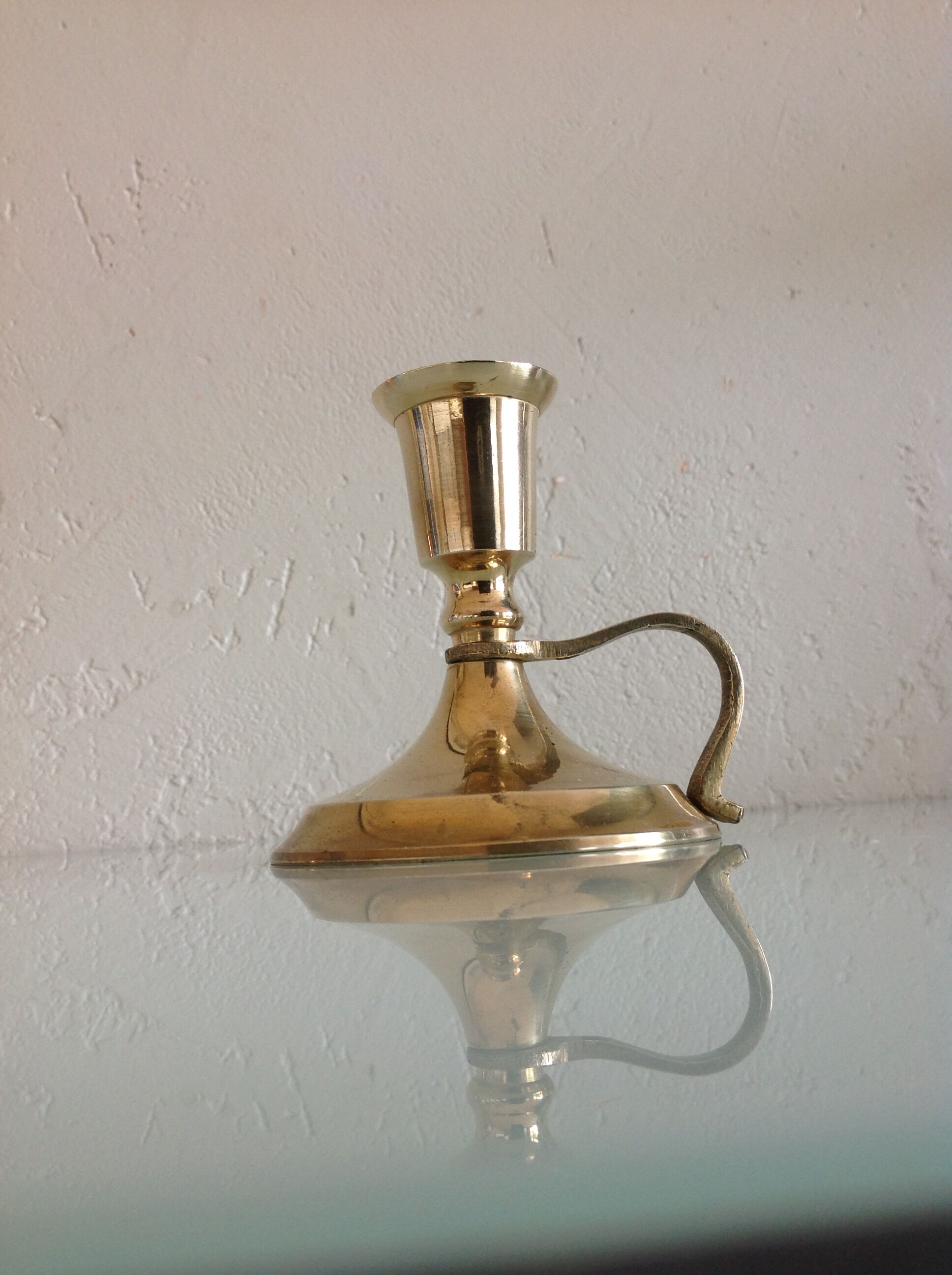 Brass candlestick 60/70