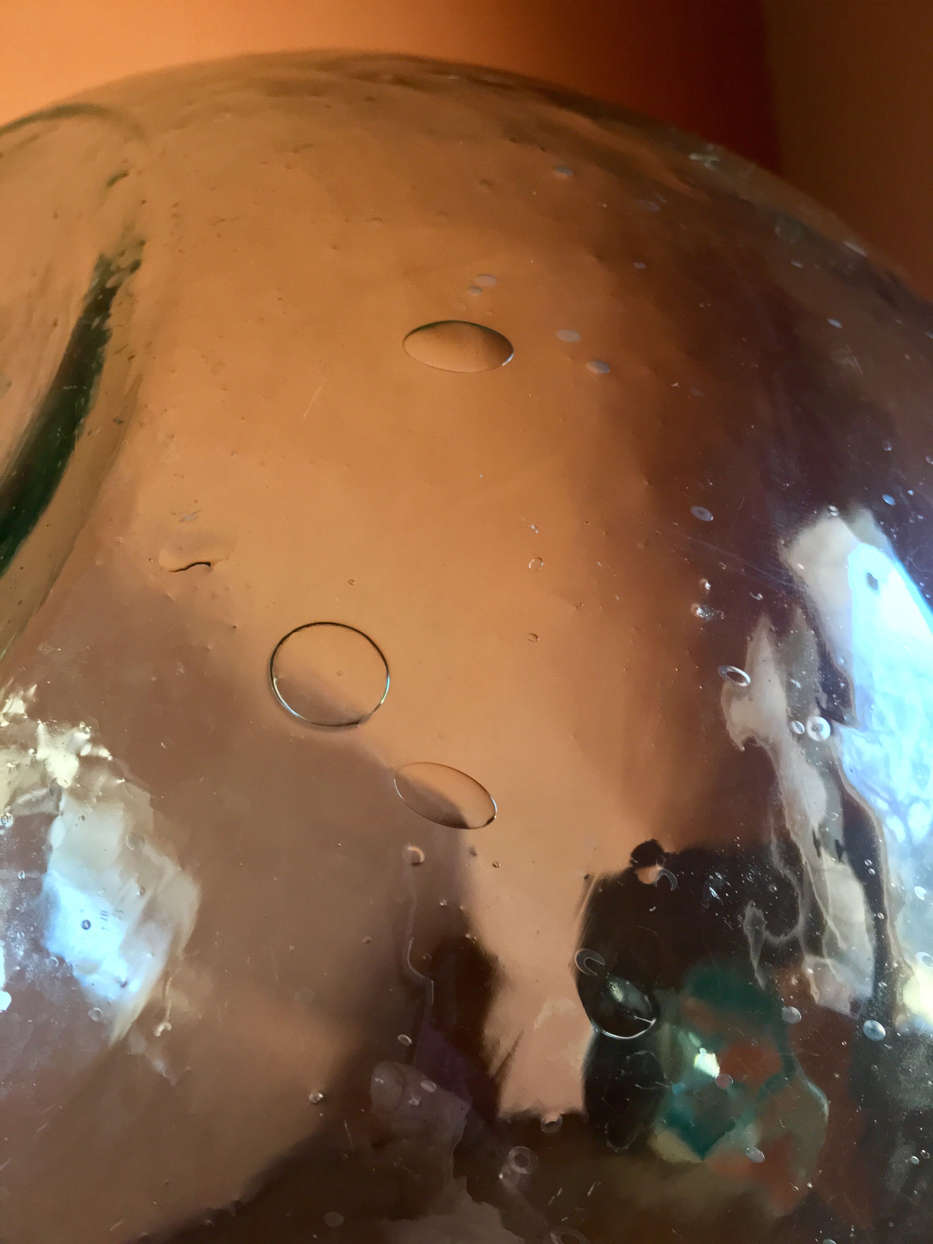Old demijohn XIX 12 litres blue