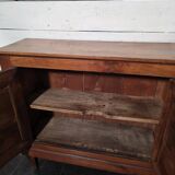 Low buffet in solid cherry wood from the 19th century (shallow)
