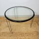 Table Basse Design Vintage Italienne Années 70 - Chrome & Verre - Élégance