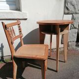 Round table and chair, 1960