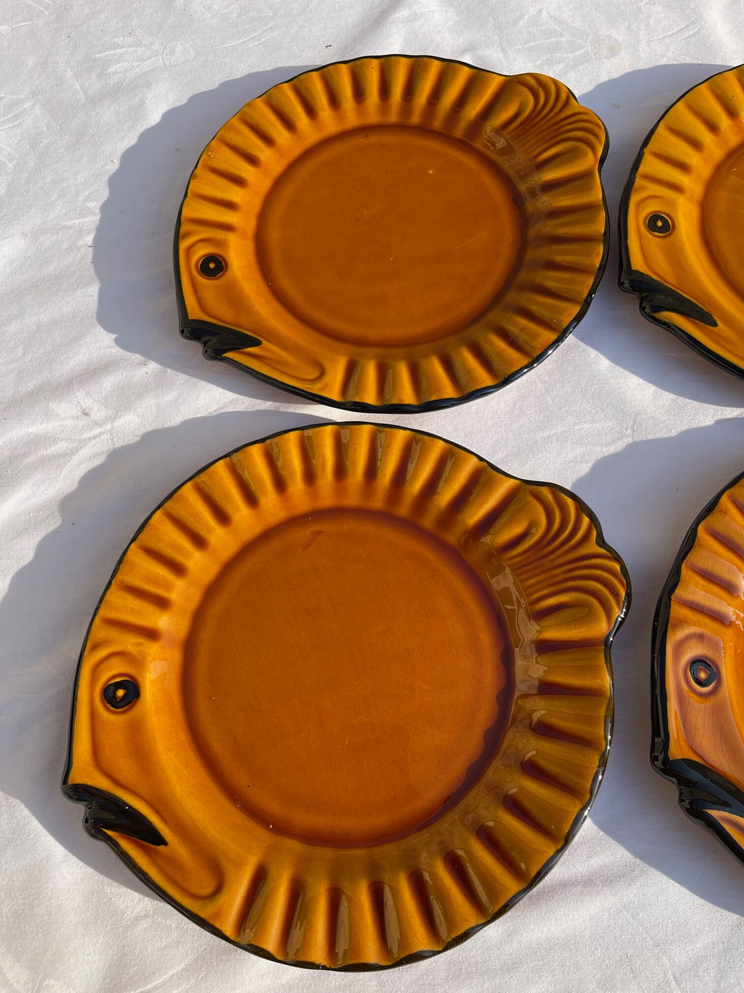 Plates and Dish Fish Vallauris