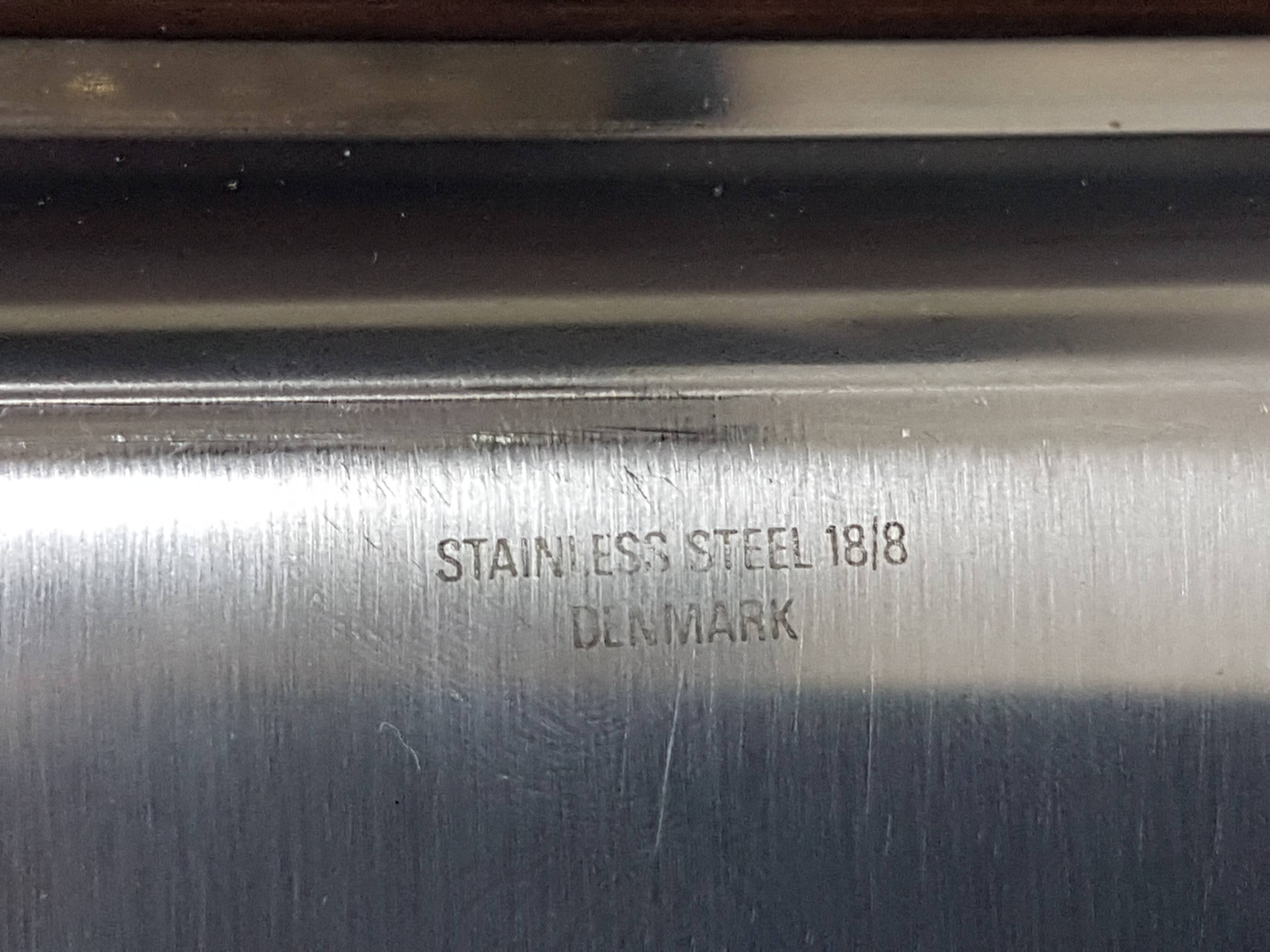 Vintage set of three trays, Denmark, 1960s.