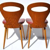Pair of Baumann Chairs, Ant model - Vintage 1950s