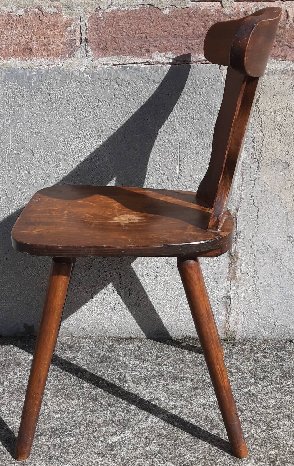 Brutalist bistro chair (1960s)