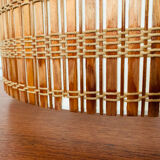 Wicker ceiling lamp