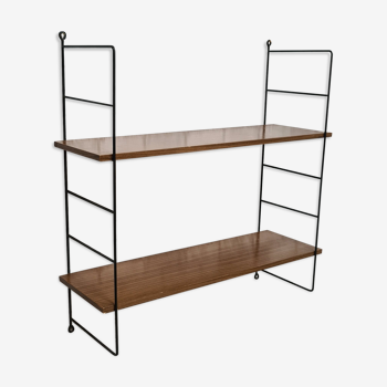 Etagere  design a.dekker 1960 a 70   en bois stratifié  72x72x21