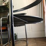 Set of chrome chairs