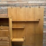 Huge piece of furniture by Guillerme and Chambron, 1950s