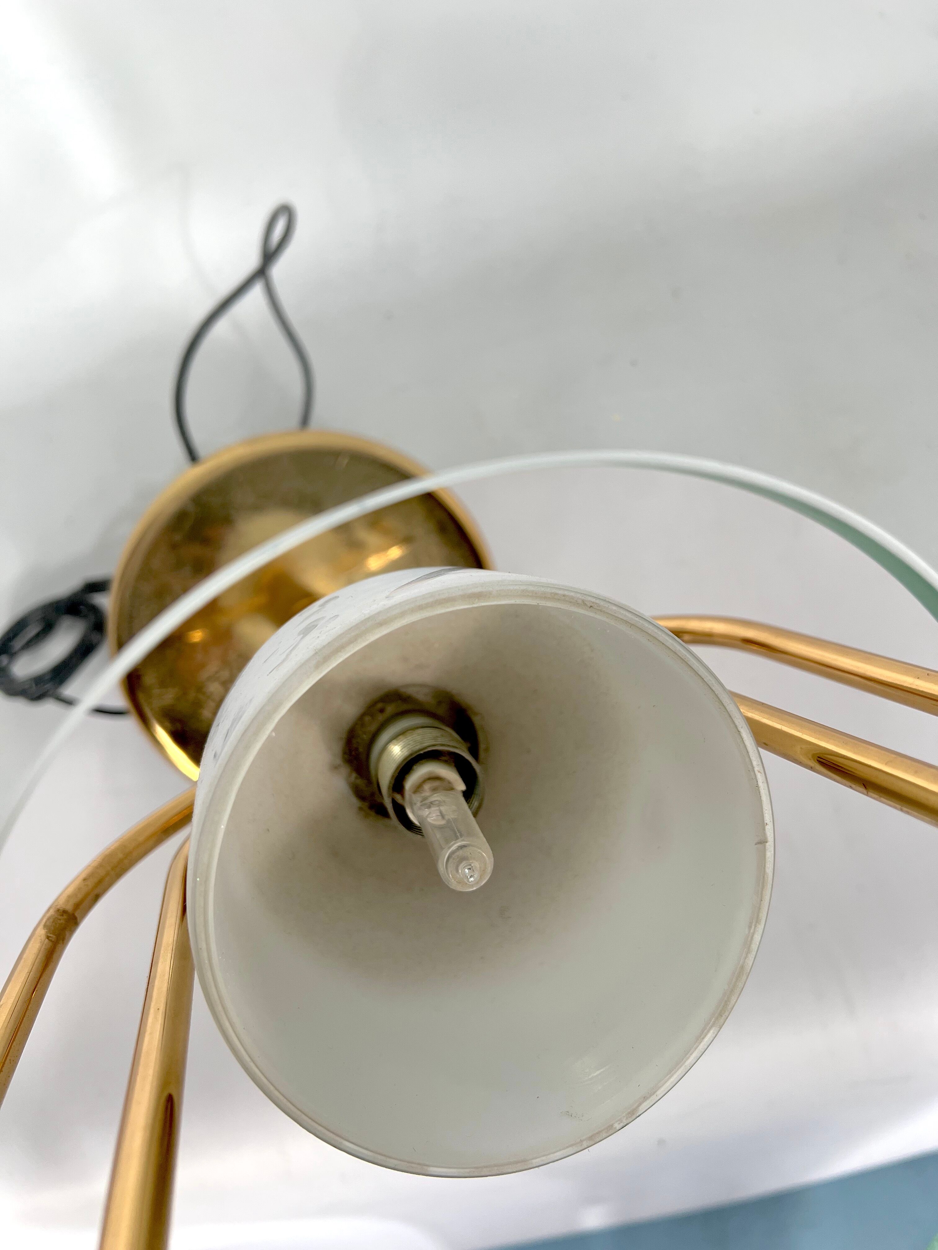 Vintage Fontana Arte style table lamp from 70s