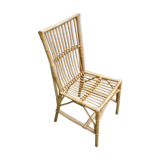 Rattan and bamboo chair