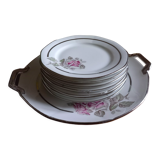 Limoges porcelain dessert service
