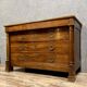 Empire-style kneading table in solid walnut circa 1820
