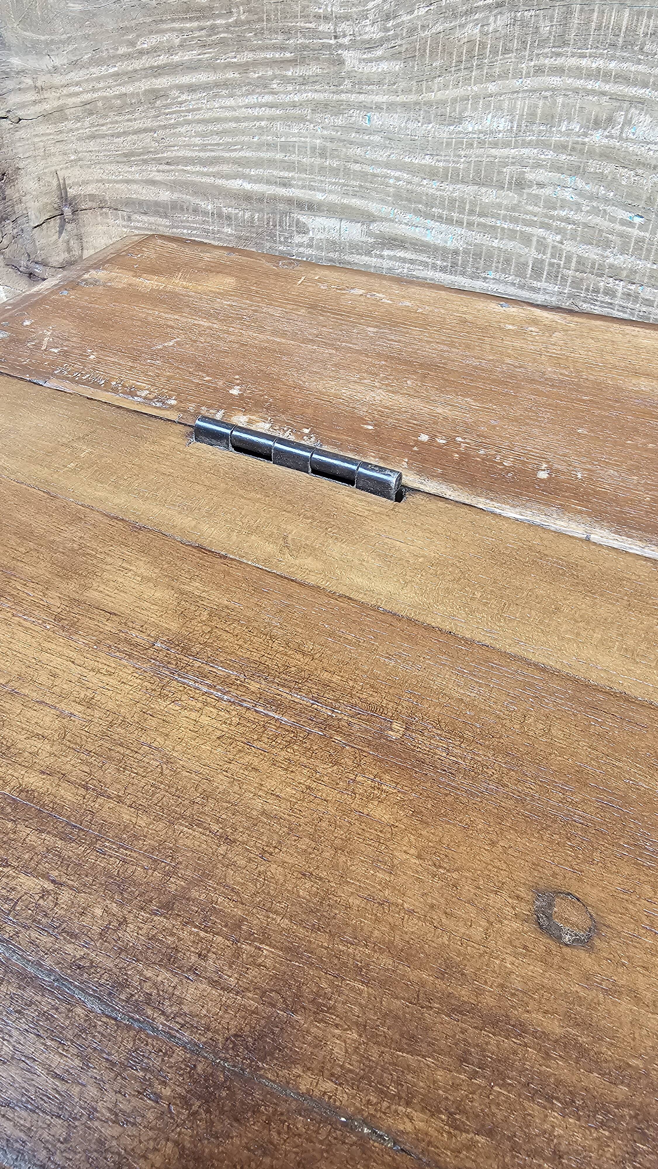 Old bench - Burmese teak chest