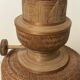 Lampe osier tressé