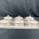 Rovina Epinal service to jars of porcelain cream early twentieth century