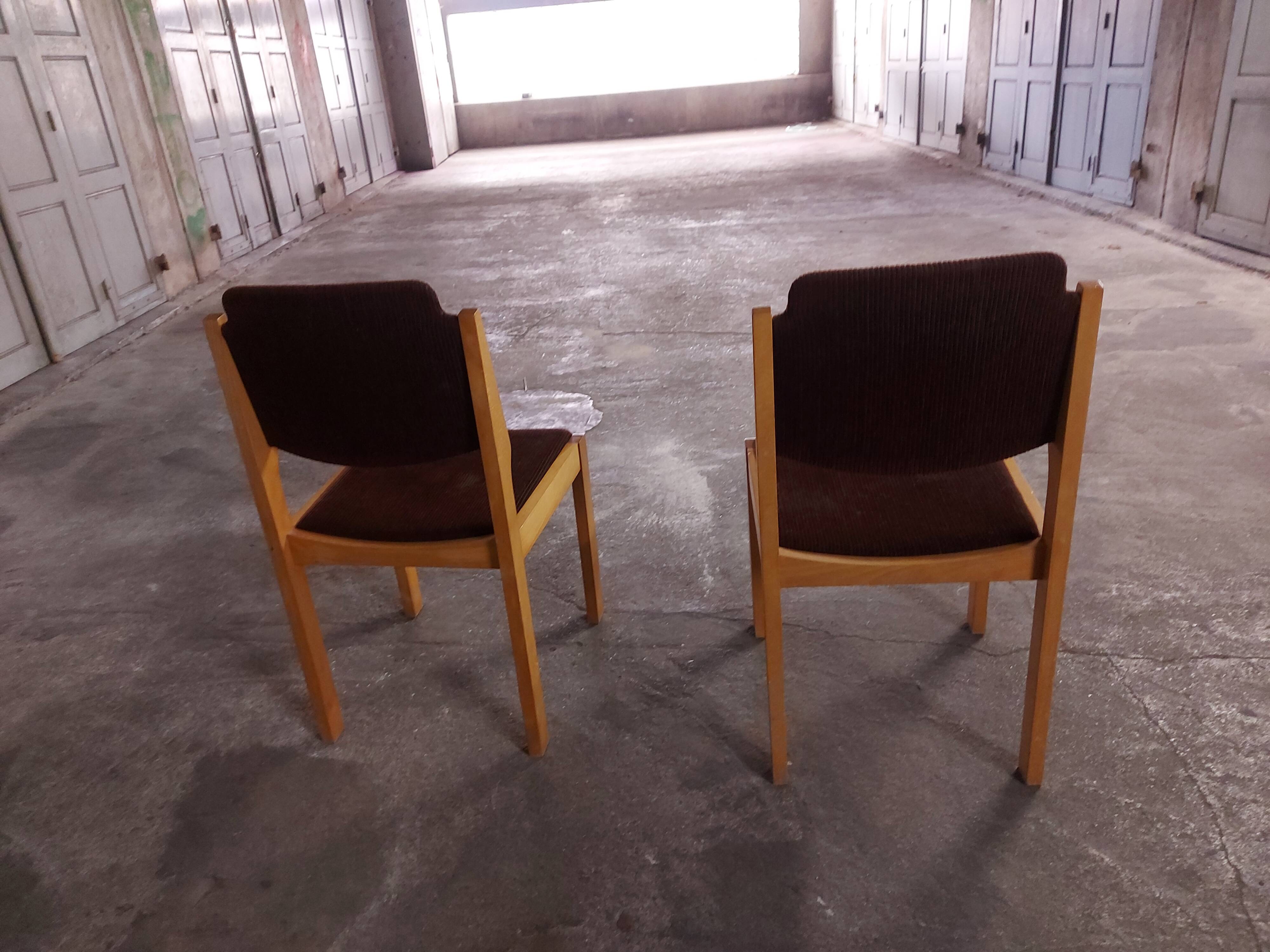 Set of two vintage Swiss chairs