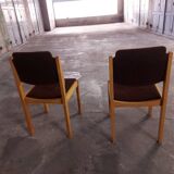 Set of two vintage Swiss chairs