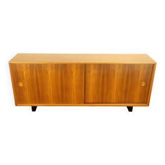 Lowboard from the Platon series designed by Lothar Wegner, walnut, 60s