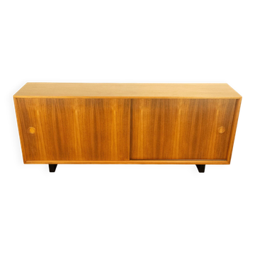 Lowboard from the Platon series designed by Lothar Wegner, walnut, 60s