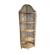 Large rattan corner shelf in Emmanuelle style