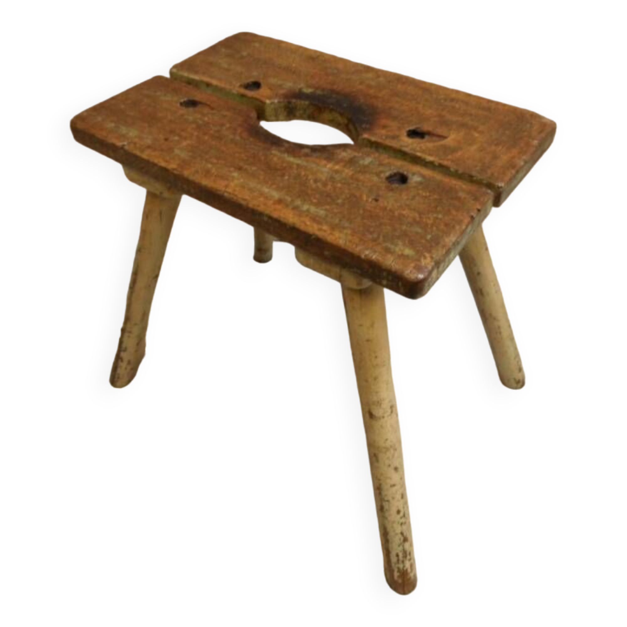 Tabouret de lait vintage