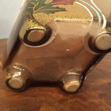 Small cut Legras glass enamelled new art