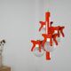 Pendant lamp, Space Age, 1970s, manufactured in Italy