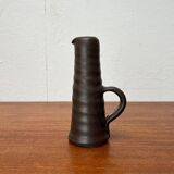 Carafe vase from German studio pottery from the mid-century by Petra, 1960s.