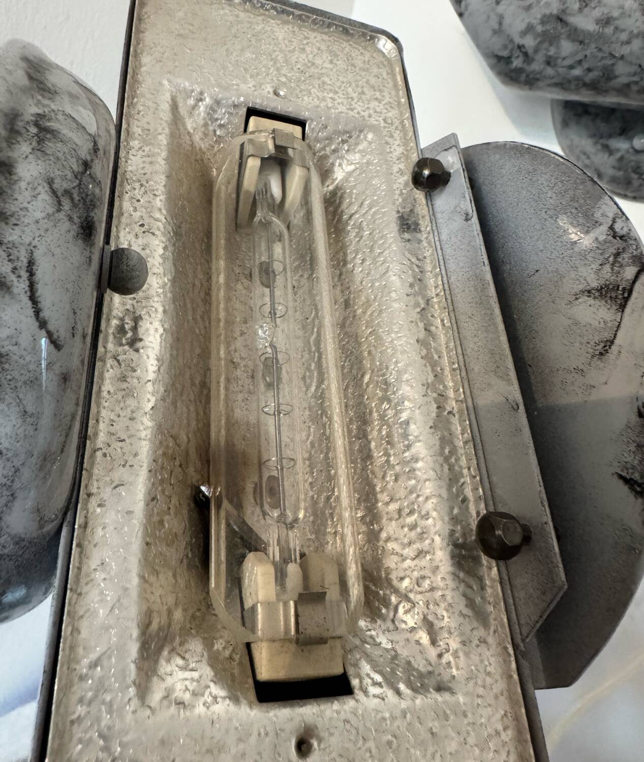 Murano glass wall lights from the 80s