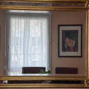 Exceptional large mirror with shutters by Deknudt – Hollywood Regency style (198