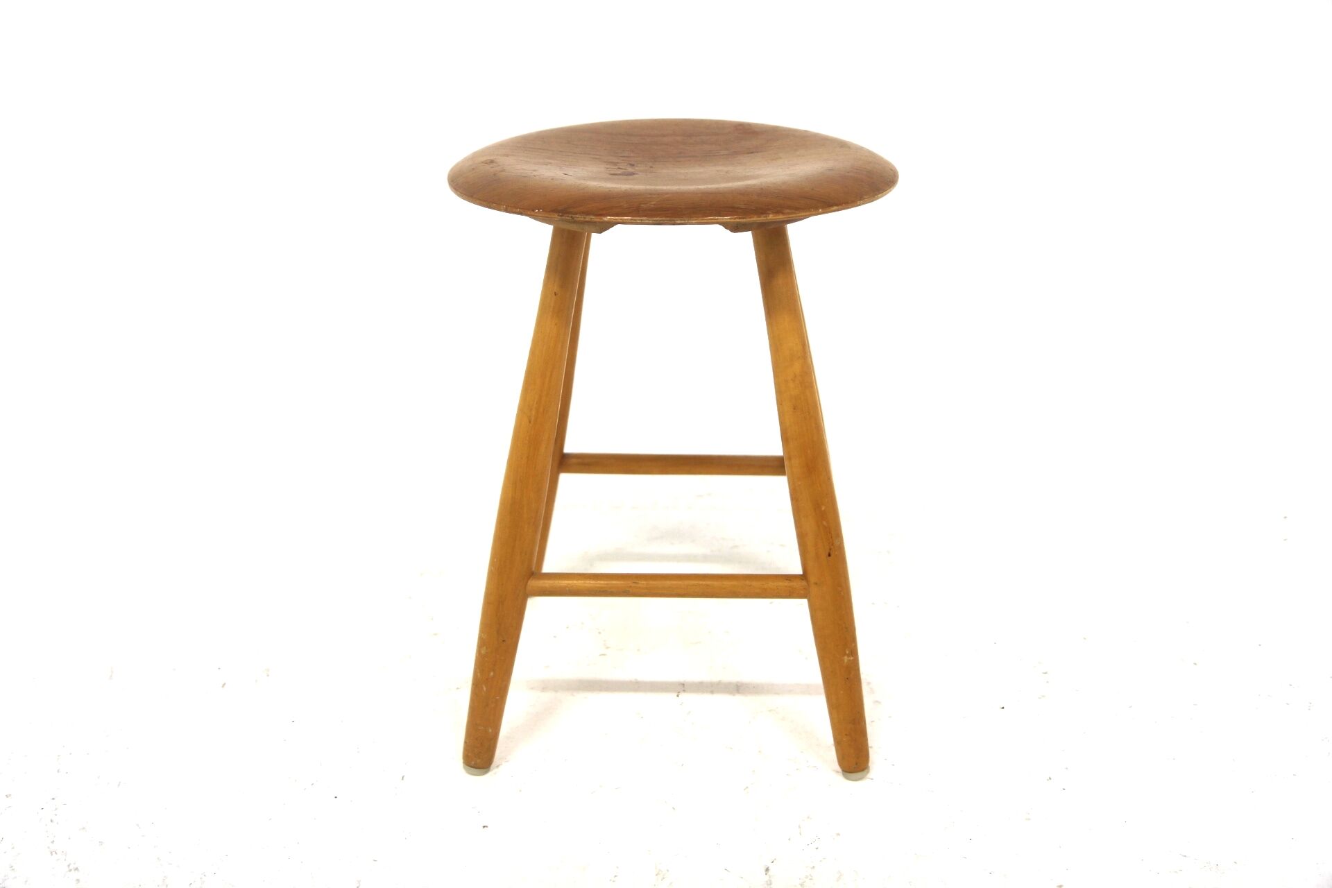 Scandinavian teak stool, NESTO, Sweden, 1960