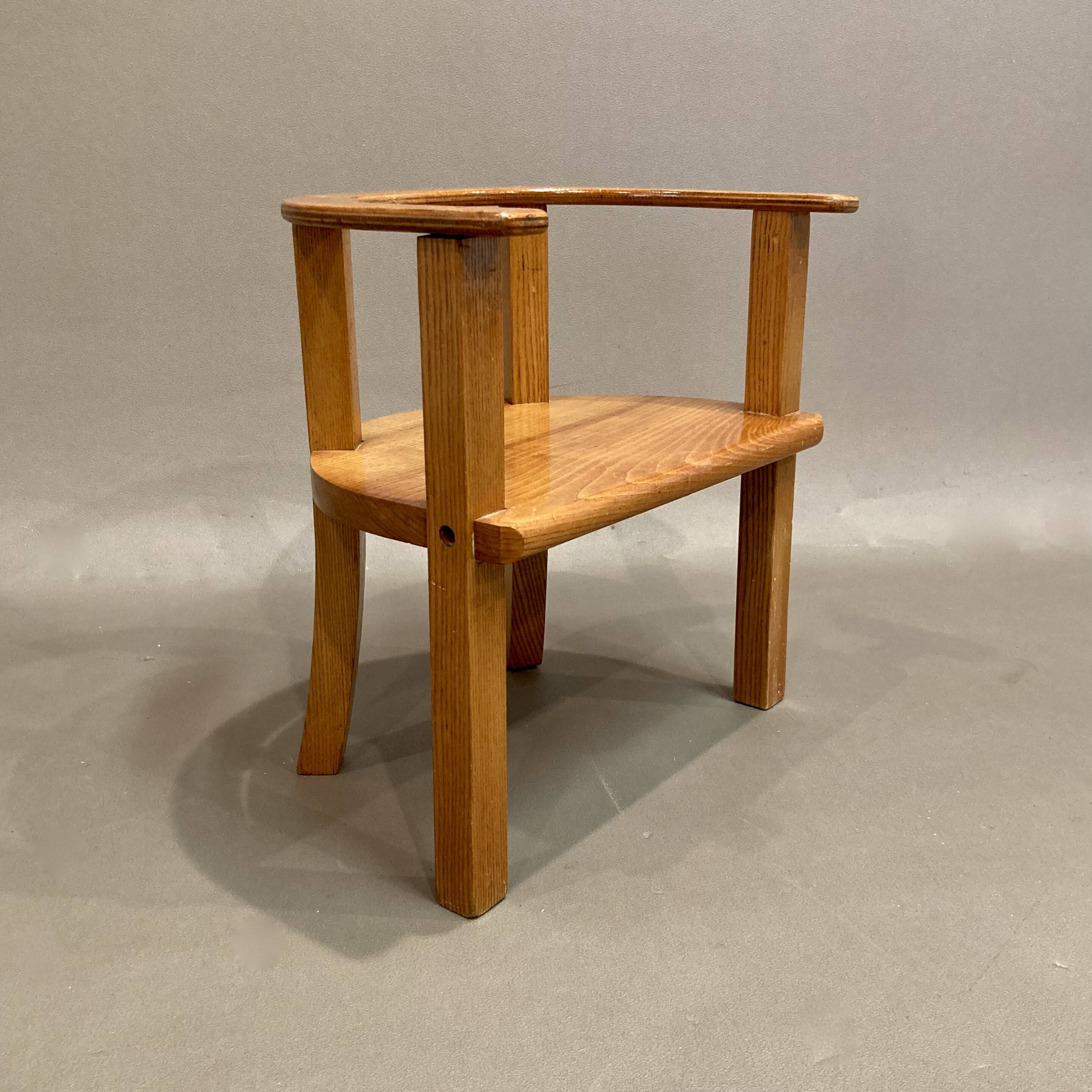 Fauteuil enfant "design scandinave" 1950