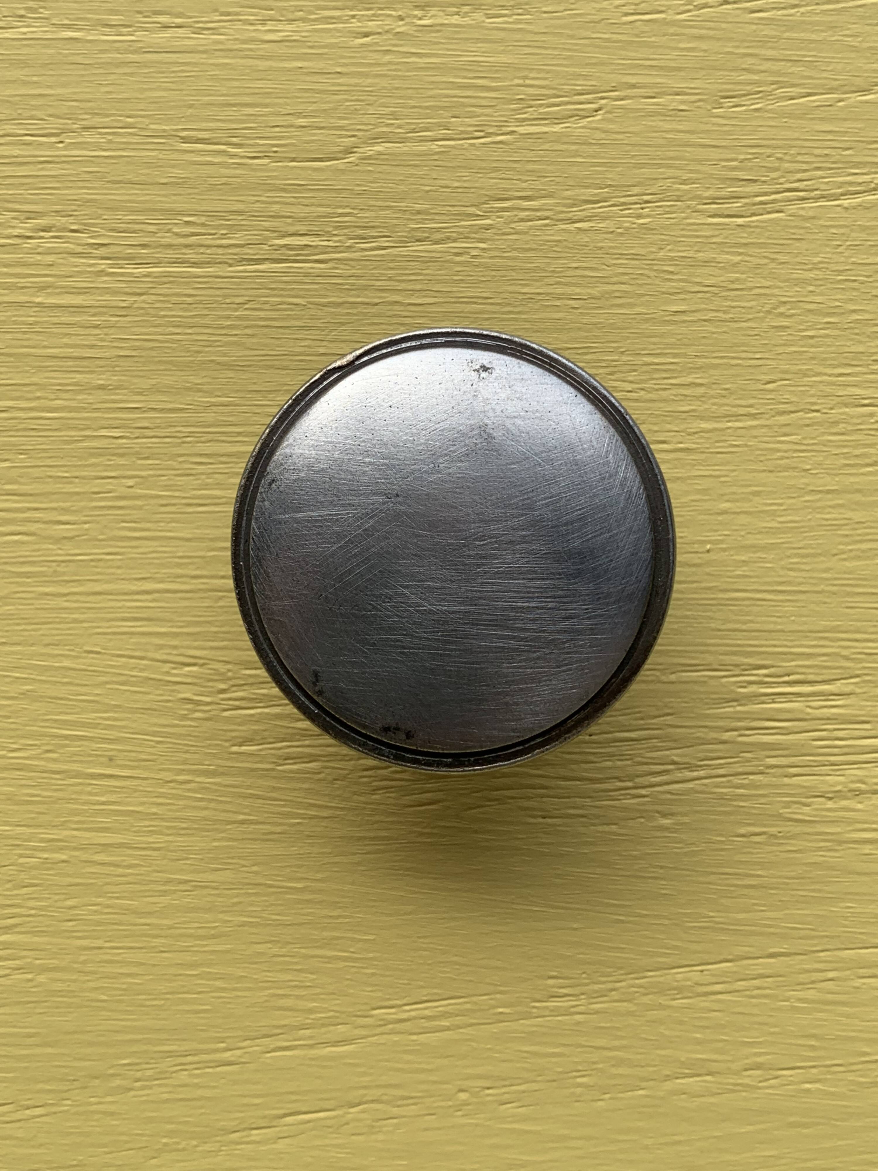 Art Deco chest of drawers in raw oak and yellow