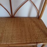 Rattan and wicker shelf
