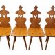 Lot de 4 chaises Tyroliennes.