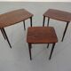 Danish Rosewood Nesting Tables, 1960s, Set of 3