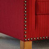 Art Deco three-seater canapé by a Danish cabinetmaker, Flemming Lassen style, 1940s.