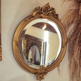 Round beveled mirror
