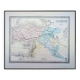 Asia Minor, old map, printed in 1852.