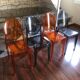 Lot 4 chaises Philippe Starck Victoria Ghost