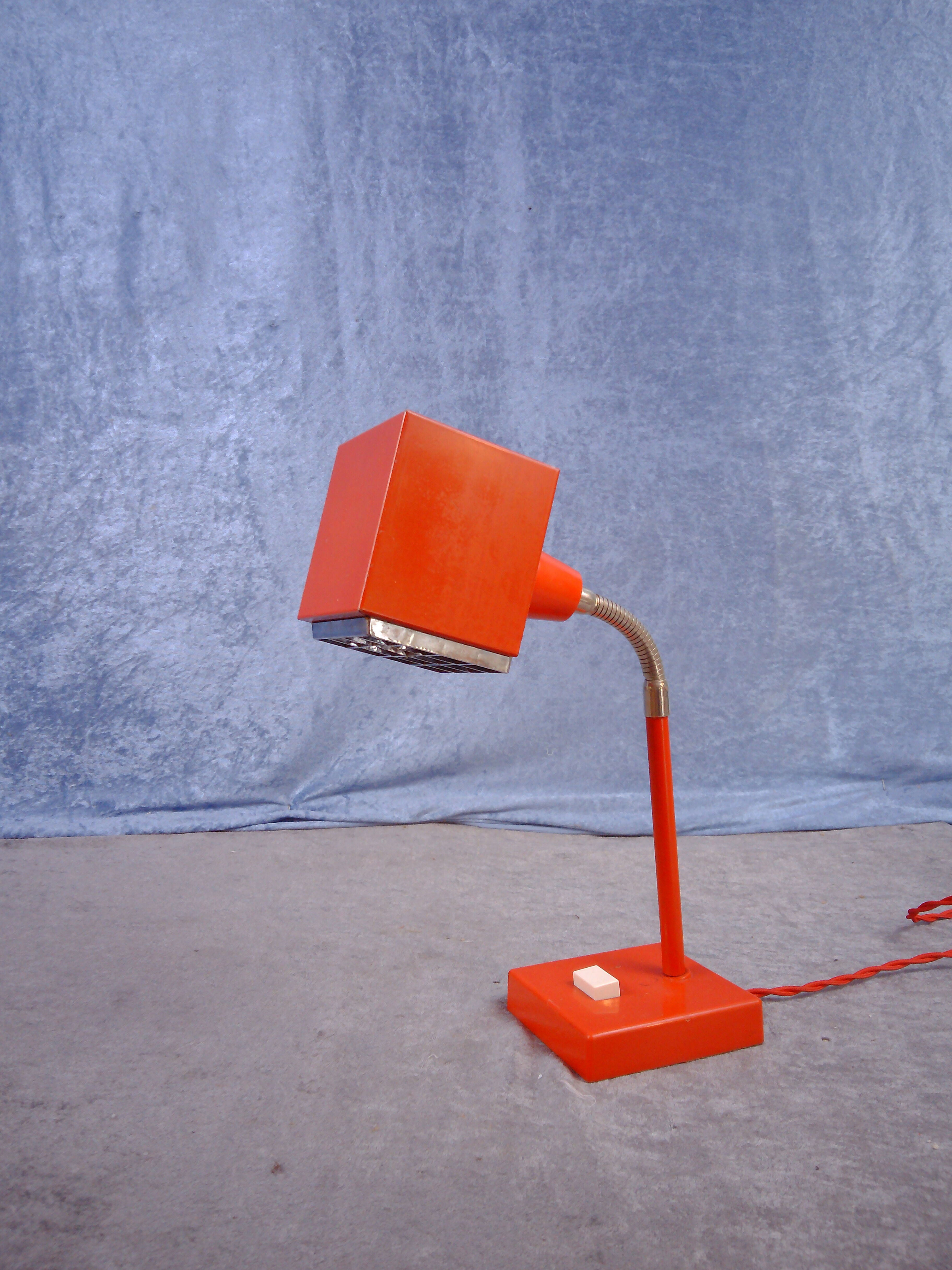 Kuben desklamp by Björn Svensson for Elidus, Sweden. 1970’s