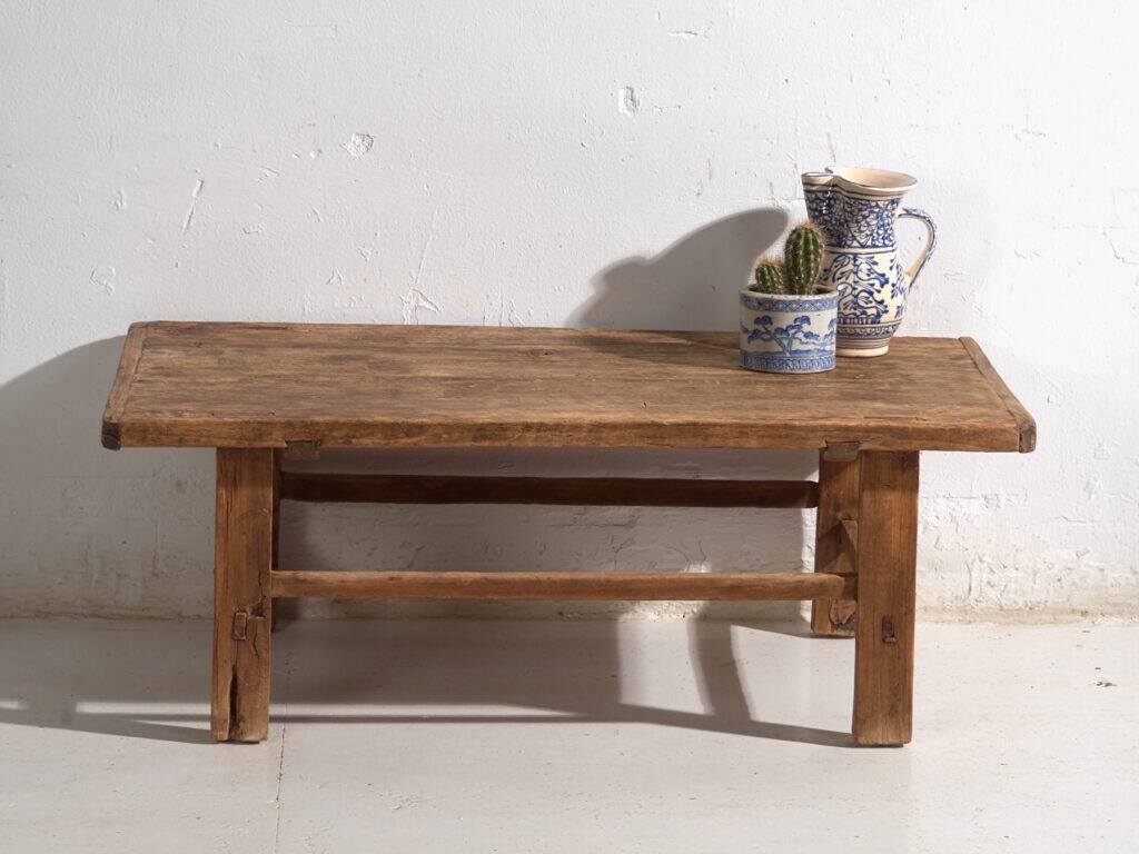 Antique pine coffee table – China, circa 1920