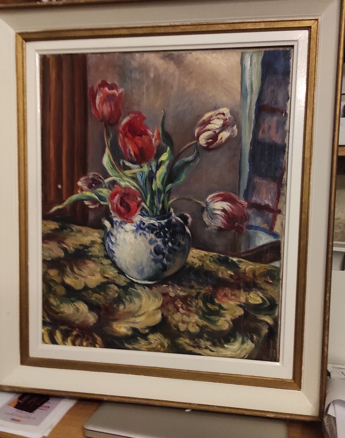 Tulip bouquet painting