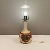 Ceramic table lamp designed by Axel Larsen Denmark for his own company Axella 1970s