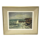 A. Ledieu - Oil "Seascape"