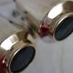 2 Zodiac wall lights by Jacques Biny from the 1950s.