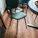 4 chaises vertes (Dans le gout de) jacques Hitier